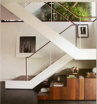 Juxtaposed against the exteriors, the interiors are light and bright with ipe wood floors and white-painted gypsum walls.