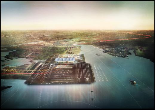 Thames Hub Airport Proposal, London.
