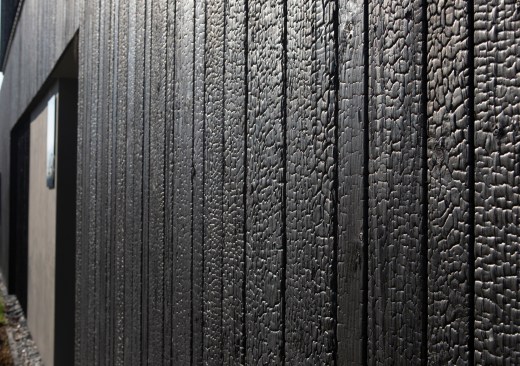 detail shou sugi ban