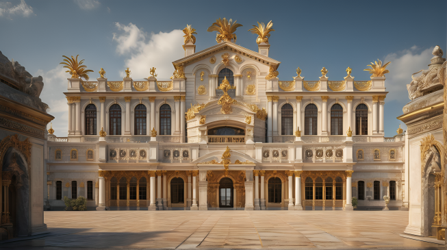 Donald J. Trump Presidential Library Design Proposal in Classical Style, ALTERNATIVE C