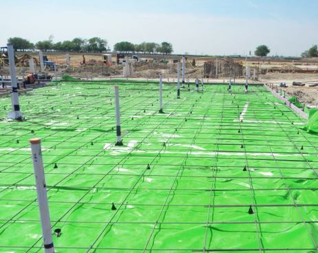 VaporBlock G, the latest addition to 
Raven Industries Engineered Films Division’s series of high-performance vapor, gas, and moisture barriers, is a three-layer underslab vapor barrier that comprises polyethylene resins on the outer layers and a core layer containing 10% post-consumer recycled polyethylene. Capable of withstanding temperatures between -70 F and 180 F, the 15-mil-thick vapor barrier comes in 12'-wide, 200'-long rolls. 
ravenefd.com