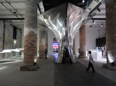 Zaha Hadid's installation.