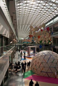 Designed by architect Jos&eacute; Mar&iacute;a Tom&aacute;s Llavador, Tom&aacute;s Llavador Architects and Engineers, the Feria Valencia convention center hosted Cevisama 2013.