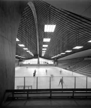 Yale Hockey Rink by&nbsp;Eero Saarinen Architect, 1958, New Haven, Conn.