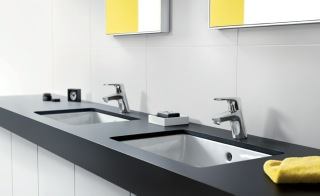 New from Hansgrohe, the ComfortZone concept promotes easier navigation of the bathroom. Five faucet heights are available in its Metris and Focus (shown) lines. The Focus line collection has been expanded to include three new bathroom sink faucets. Hansgrohe, www.hansgrohe-usa.com; 770.360.9880.