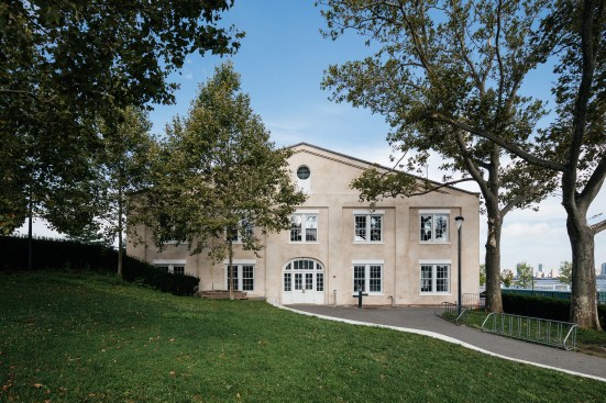 East facade and public entry