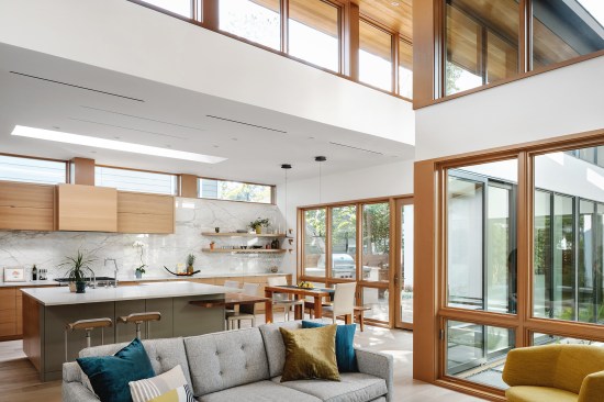 View to Kitchen from Living