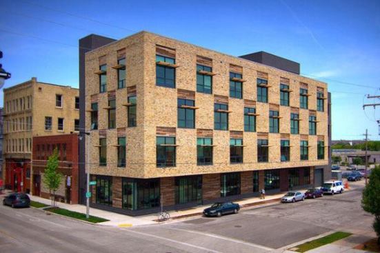 2013 AIA COTE Top Ten Plus Green Project: The Clock Shadow Building in Milwaukee, Wisc., designed by Continuum Architects + Planners.