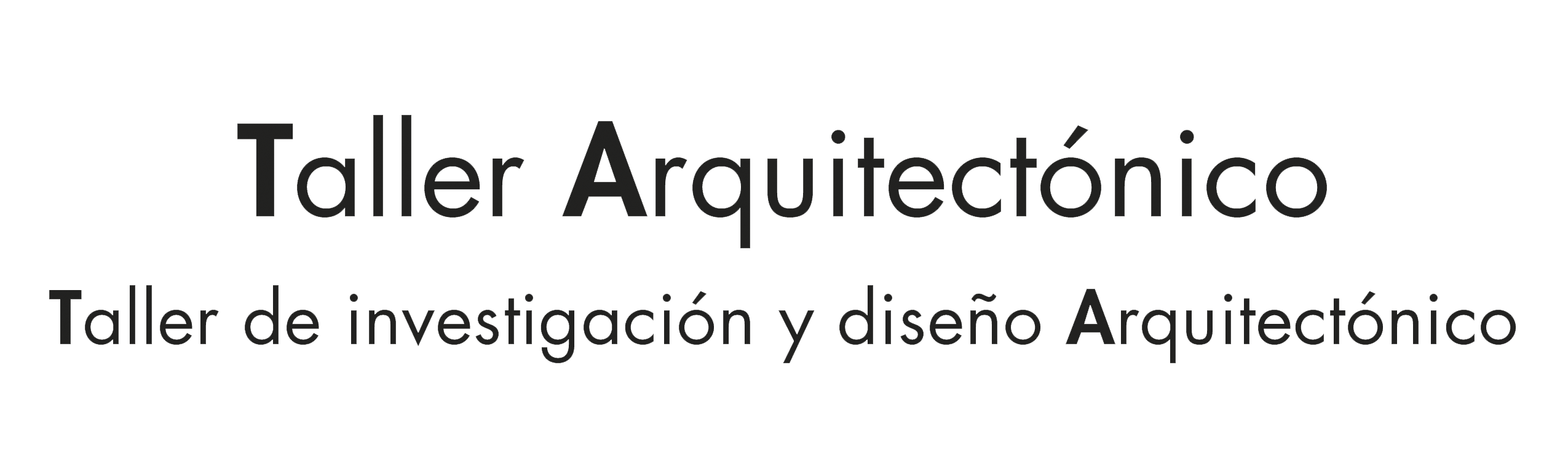 Taller Arquitectonico