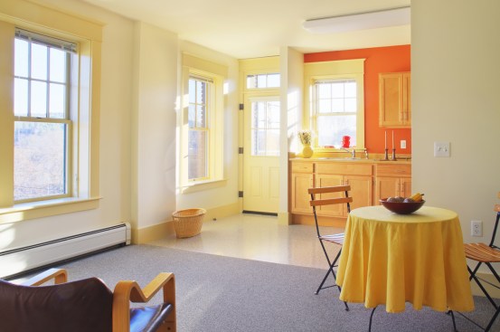 In-House Rights granted to Gossens Bachman Architects and Housing Vermont consisting of use in materials produced by them including brochures; ads, presentations, sell sheets, web sites and competitions.