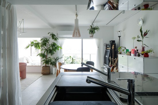 The dining space is bright and airy as requested