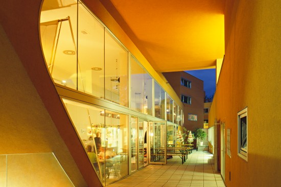 Community kitchen/restaurant at Sargfabrik, Vienna