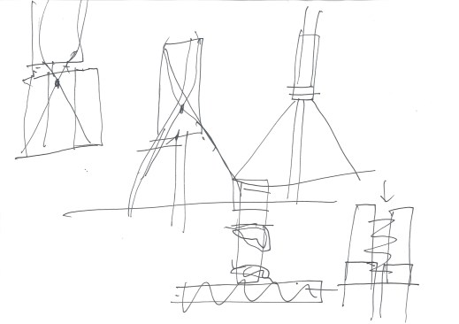 Beulah Propeller City, Concept Sketch, Structural X