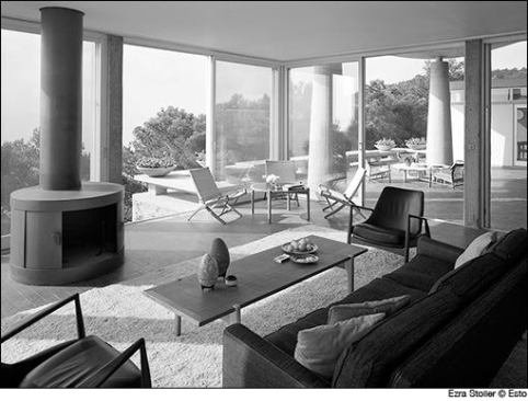 Boissonas House, France, Philip Johnson Architect, 1965