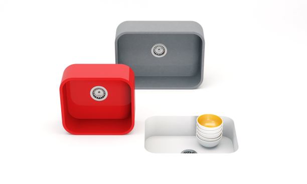 The Integrity DEUX sink by Silestone is made from a single piece of quartz and comes in banjo and double bowl options. The anti-microbial, non-porous, heat- and scratch-resistant material is available in six color options. Silestone, www.silestoneusa.com; 866.268.6837.