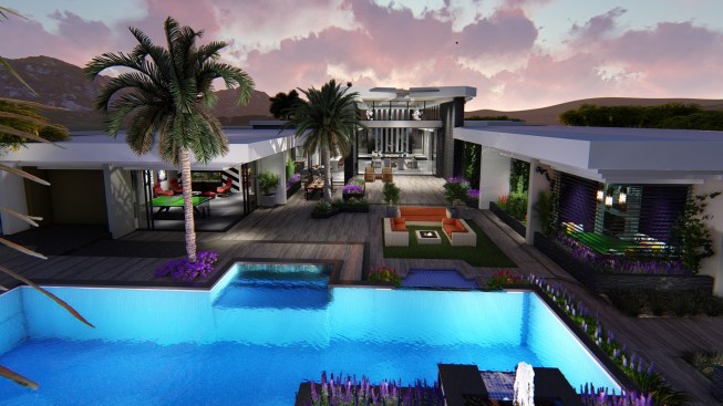Pool deck