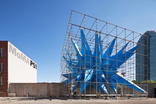 Wendy, designed by Young Architects Program winner HWKN, on display in the courtyard of MoMA PS1 in Long Island City, N.Y.