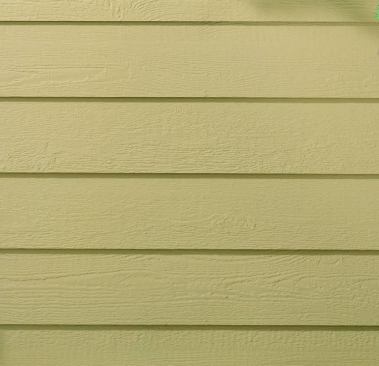 The Collins Co. TruWood is an engineered wood product designed to withstand weather and decay. The self-aligning1/2-inch lap siding shown here makes it easier to install and saves on installation time and labor costs. The self-aligning feature is standard in Channel Rustic and Cottage Lap patterns, as well as Cedar Shake. 
www.collinsco.com.