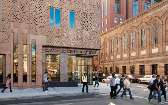 NYU, Center for Academic and Spiritual Life, Location: New York NY, Architect: Machado and Silvetti