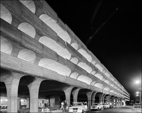 New Haven Parking Garage, New Haven, Conn., by Paul Rudolph