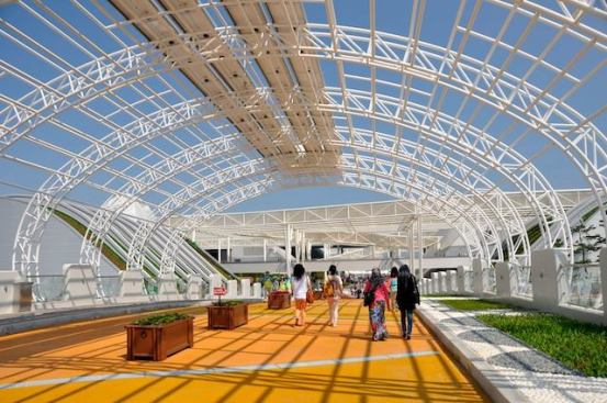 The west entry gate, Yeosu World Expo