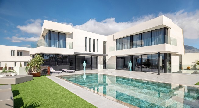 YS + 2 House, interior facade.