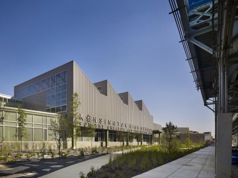 2012 AIA COTE Top Ten Project Kensington High School for the Creative and Performing Arts in Philadelphia, designed by SMP Architects in collaboration with SRK Architects.