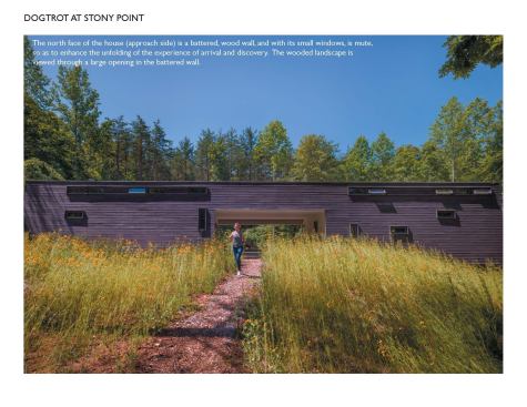 Residential Design Category - Award of Honor Dogtrot at Stony Point, Charlottesville, Va. Architect: Hays + Ewing Design Studio; Builder: Peter Johnson Builders