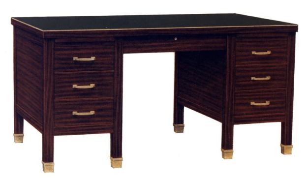 In 1915, Metal Office Furniture Co. debuted its first desk, the 601 (shown). Designed for the Customs House Tower, Boston's first skyscraper, the steel desk met the U.S. government's new specs for office furniture made of metal instead of wood.