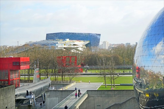 Parc de la Villette, with the Philharmonie at center