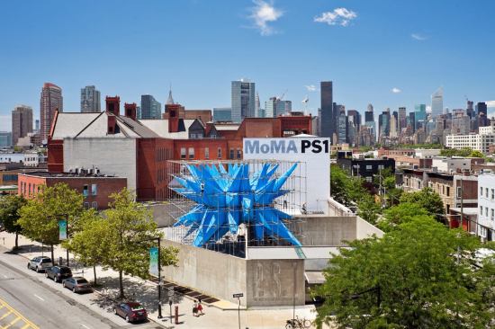 Wendy, designed by Young Architects Program winner HWKN, on display in the courtyard of MoMA PS1 in Long Island City, N.Y.