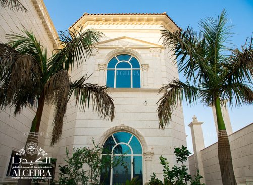 Palace exterior design in Abu Dhabi