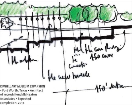 Kimbell Art Museum expansion Fort Worth, Texas Architect of record: Kendall/Heaton Associates Expected completion: 2012