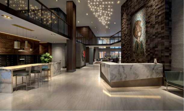 Lobby amenity.