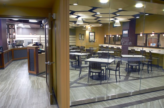 View into Cafe from Retail