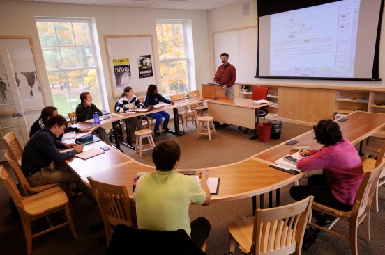 Seminar rooms encourage discussion and collaboration, and are equipped with multimedia technology.