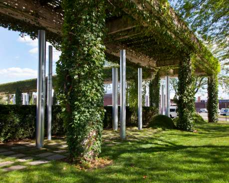 Anything can happen in the woods by Plan B Architecture & Urbanism at Cummins Corporate Office Building