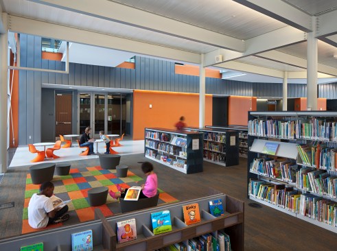 View from children's reading room