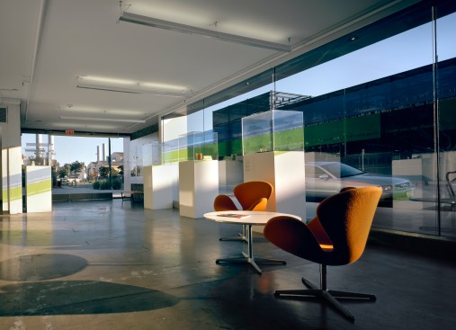 A new street-level gallery is available for community exhibits.