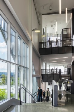 Movement through the venue was designed to keep views front and center