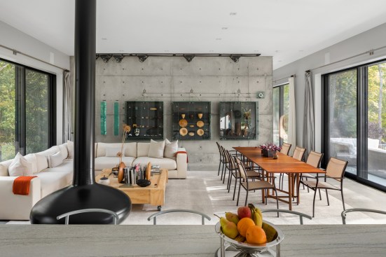 Living dining, vitrines 