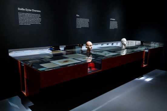 Exhibition view of Pierre Chareau: Modern Architecture and Design at The Jewish Museum, NY