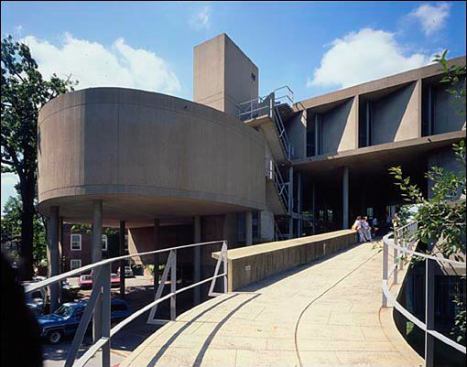 The Carpenter Center at Harvard University, Cambridge, Mass., by Le Corbusier.