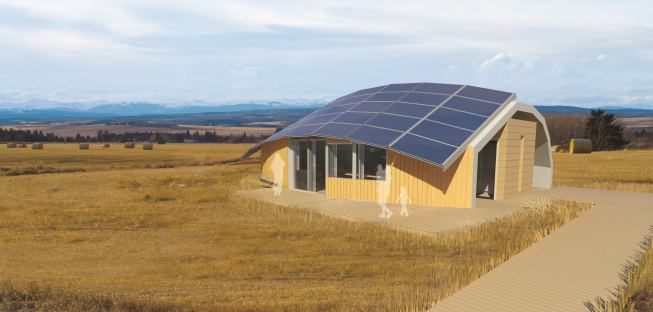 Team Canada: University of Calgary 2011 Solar Decathlon House rendering