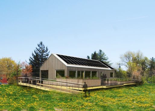 Middlebury College 2011 Solar Decathlon House rendering