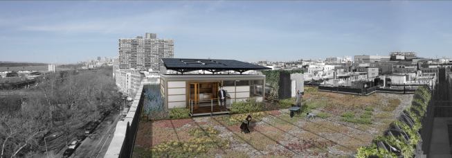 Team New York: The City College of New York 2011 Solar Decathlon House rendering