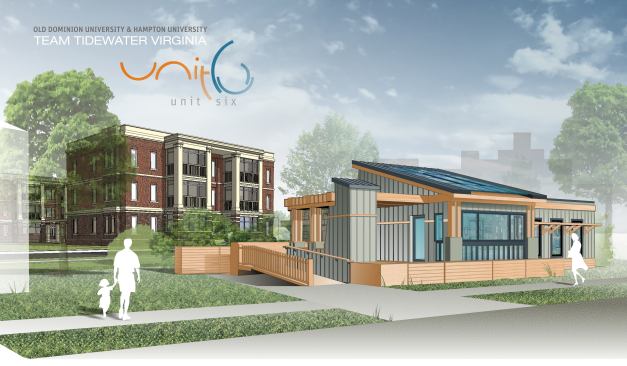 Tidewater Virginia: Old Dominion University and Hampton University 2011 Solar Decathlon House rendering