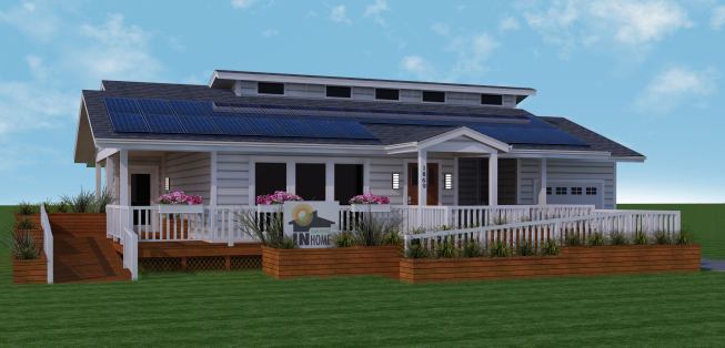 Purdue University 2011 Solar Decathlon House rendering