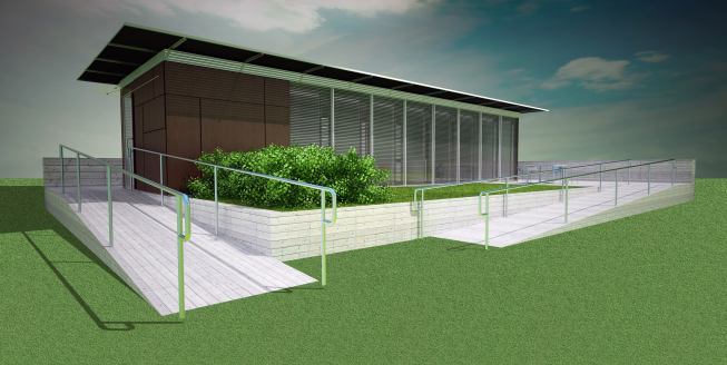 The University of Tennessee 2011 Solar Decathlon House rendering