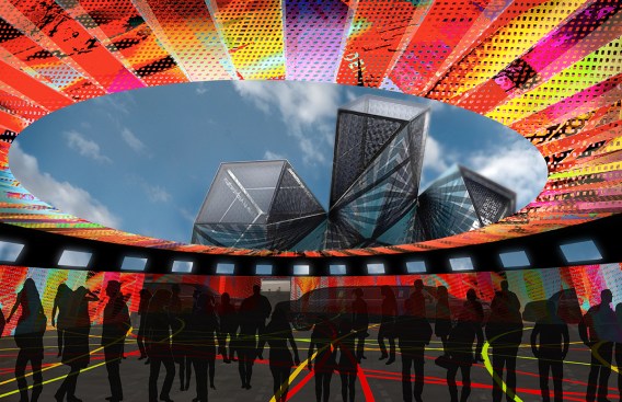Rendering of the Central Hub interior